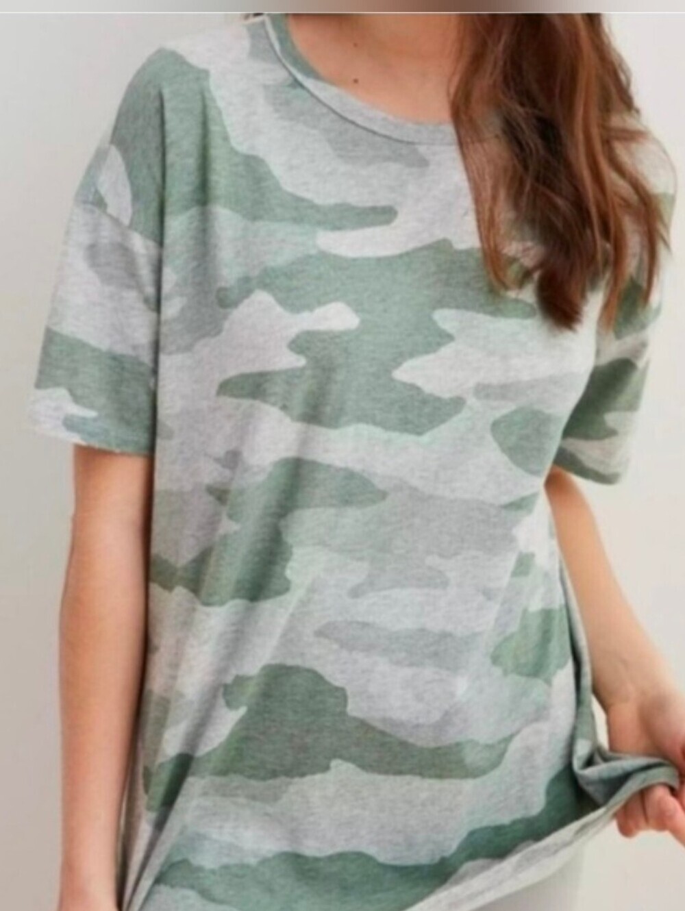 Aerie | Camo Oversized Short Sleeve Tee Size Medium